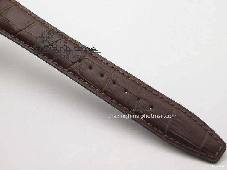 MIROTIME 0522 Pilot Chrono RG 3878 ZF Best Edition Grey Dial On Brown Leather Strap A UrbanChic 7330